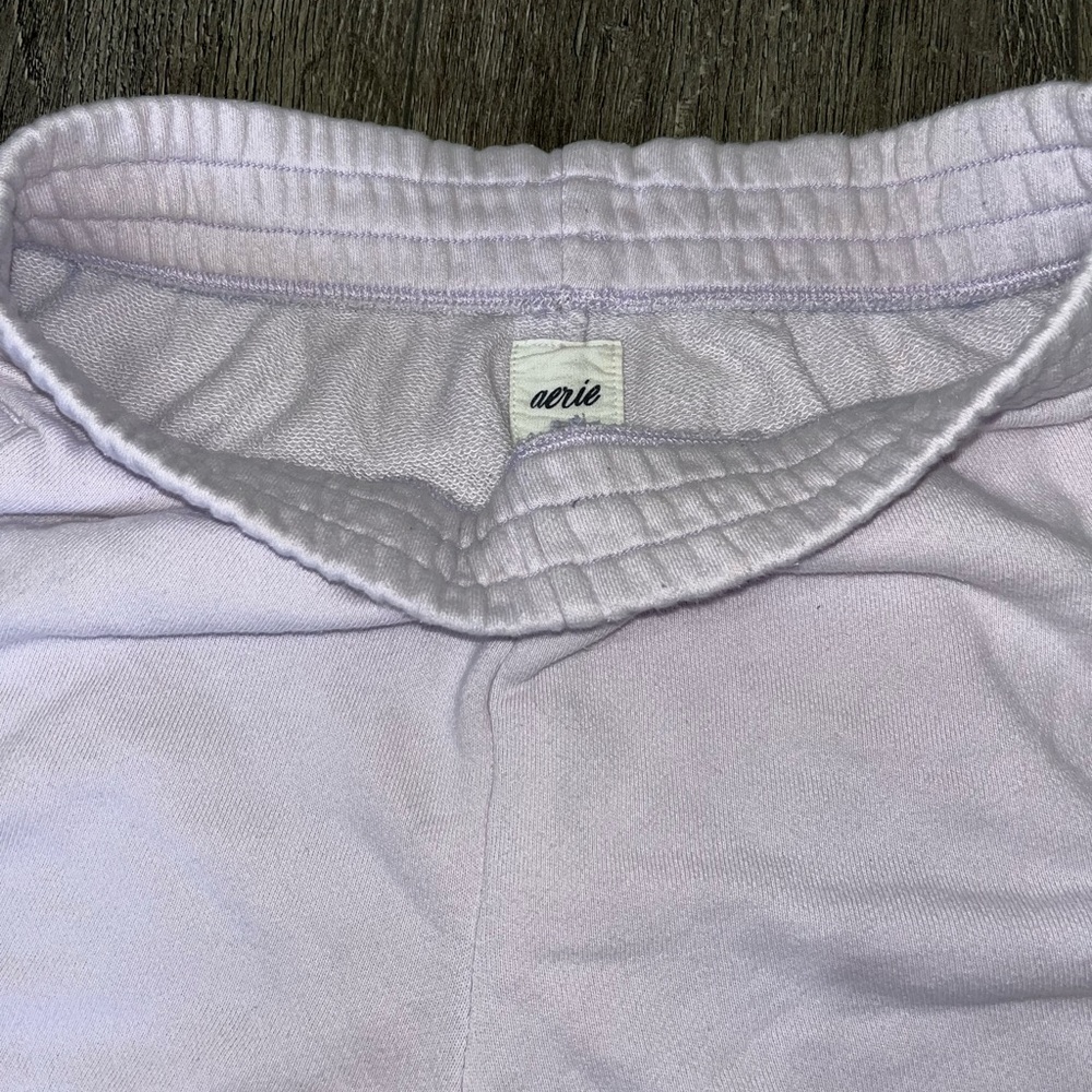aerie sweatshorts lavender size small
